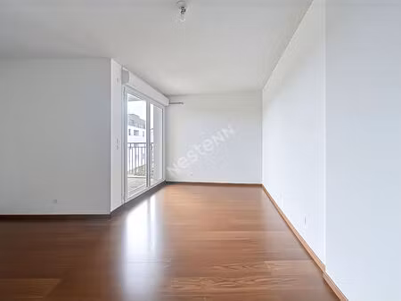 nantes tortière - t3  61m²  2 chambres  balcon  place de stationnement