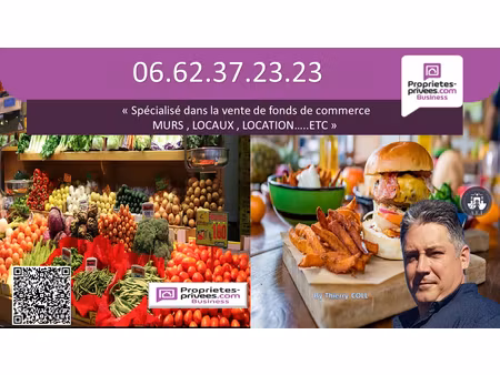 69003 lyon - alimentation  epicerie  fruit et legumes  restauration rapide  100 m²