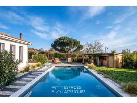 charmante maison d'architecte avec piscine