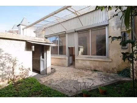 architecture à sublimer - 1900 - echoppe double avec garage