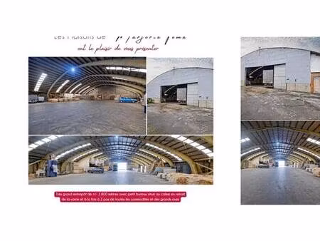 surface industrielle à vendre à rue de velaine 64 tamines (vbd94800)