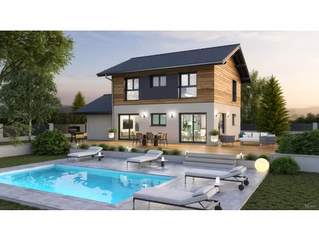 vente maison à construire 115 m² margencel (74200)