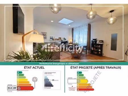 appartement 3 pièces - 59 m²