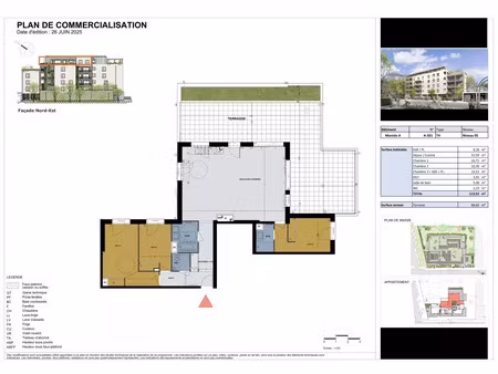 vente appartement 113 m² meylan (38240)