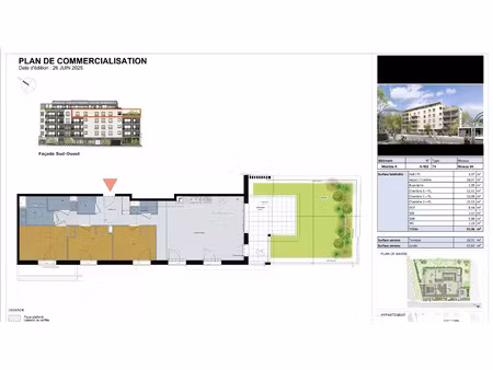 vente appartement 97 m² meylan (38240)