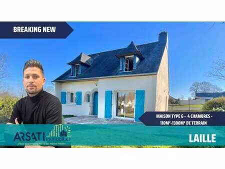 vente maison à laillé (35890) : à vendre / 110m² laillé