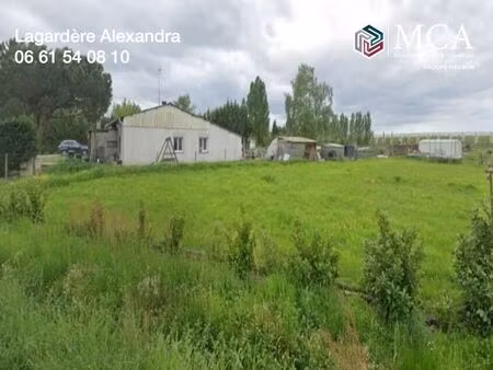 vente terrain 1080 m² fourques-sur-garonne (47200)