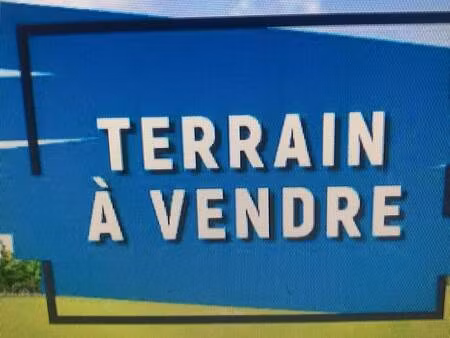 terrain constructible à vendre