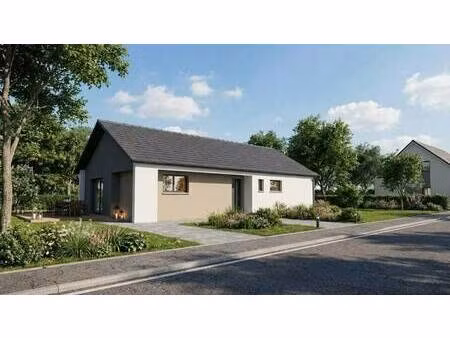 terrain avec maison neuve à vendre