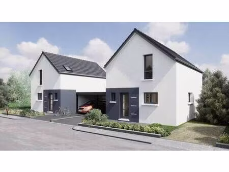 terrain avec maison neuve à vendre