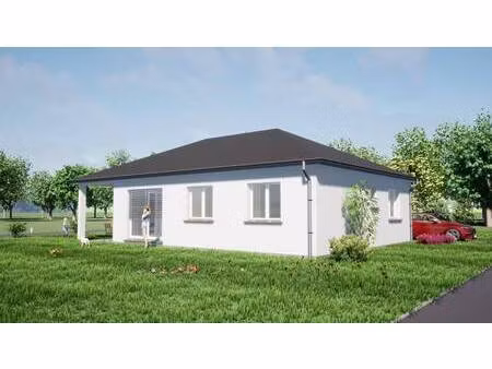 terrain avec maison neuve à vendre