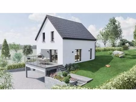 terrain avec maison neuve à vendre