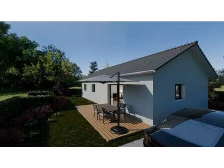 terrain avec maison neuve à vendre
