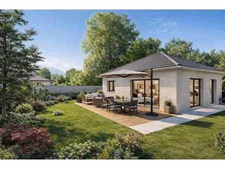 terrain avec maison neuve à vendre