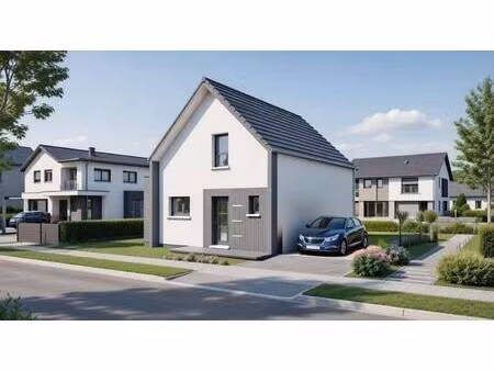 terrain avec maison neuve à vendre