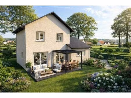 terrain avec maison neuve à vendre