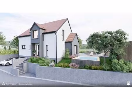 terrain avec maison neuve à vendre