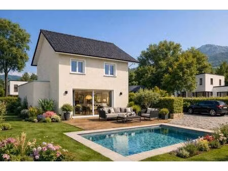 terrain avec maison neuve à vendre