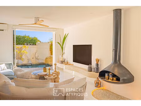 maison triplex vue mer avec piscine  plage et commerces à pied