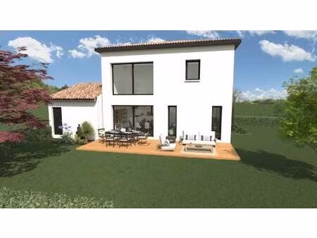 terrain avec maison neuve à vendre