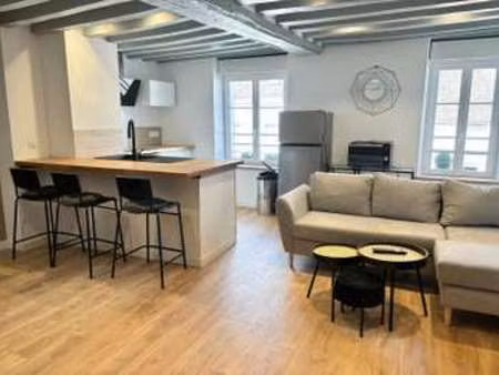 location appartement 2 pièces meublé à falaise (14700) : à louer 2 pièces meublé / 40m² fa
