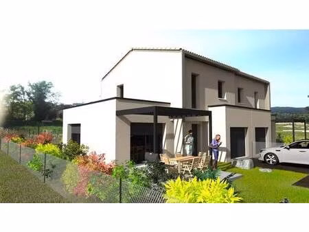 terrain avec maison neuve à vendre