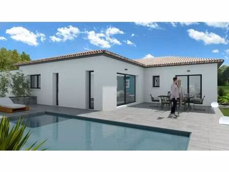 terrain avec maison neuve à vendre