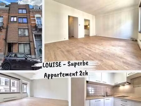 louise - superbe appartement 2ch fraîchement rénové !