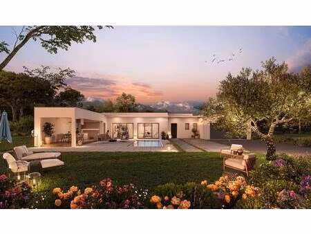 terrain avec maison neuve à vendre