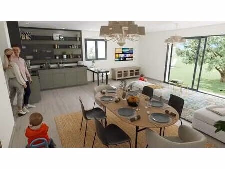terrain avec maison neuve à vendre