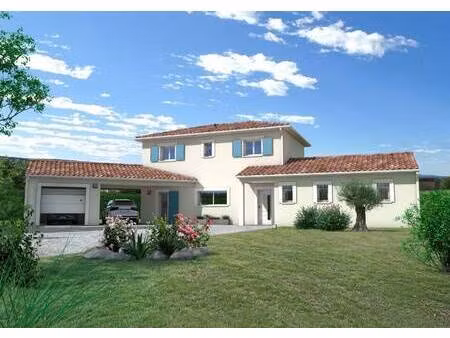 terrain avec maison neuve à vendre