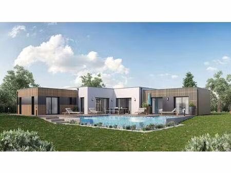 terrain avec maison neuve à vendre