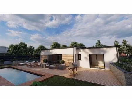 terrain avec maison neuve à vendre