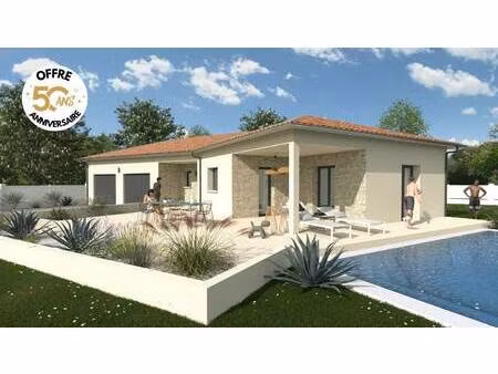 terrain avec maison neuve à vendre