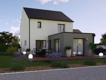 terrain avec maison neuve à vendre