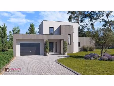 terrain avec maison neuve à vendre