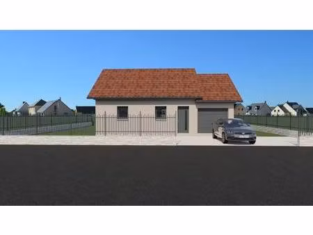 terrain avec maison neuve à vendre