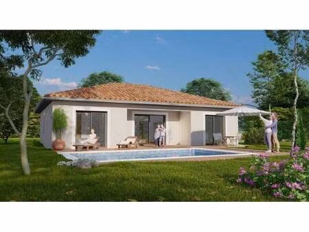 terrain avec maison neuve à vendre