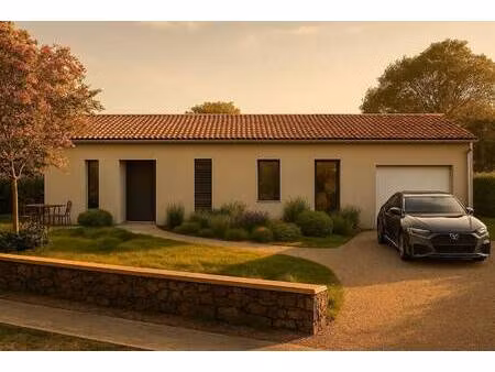 terrain avec maison neuve à vendre