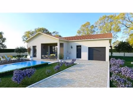 terrain avec maison neuve à vendre