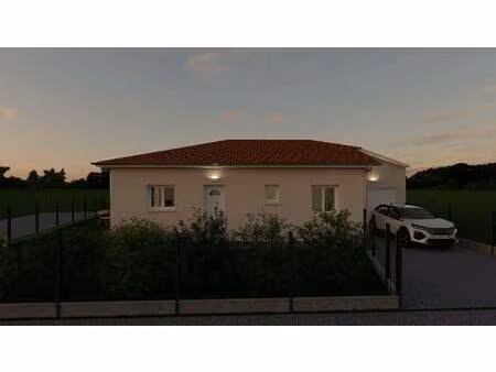 terrain avec maison neuve à vendre