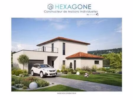 terrain avec maison neuve à vendre