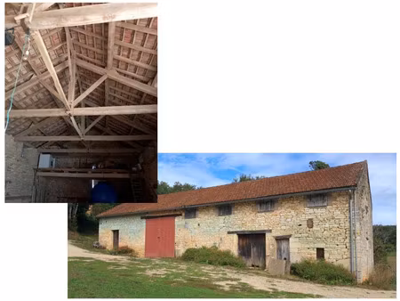 grange en pierres  105 m² au sol   sur terrain de 3000 m² à vendre à salvezou - catus (20 