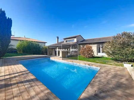 maison de 122 m² sur parcelle de 1 124 m² sans vis-a-vis avec piscine au calme