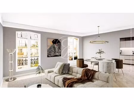 paris 18e – pajol - appartement à vendre – 90 61m² carrez - 2 chambres - vue dégagée.