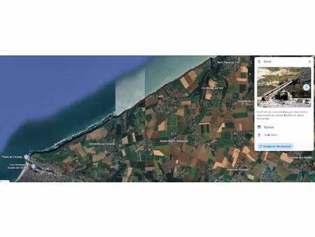 vente terrain 800 m² à eletot (76540)  45 000 €