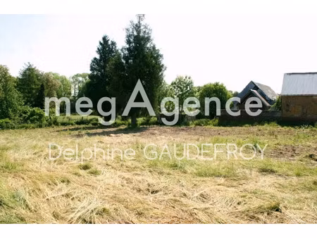 vente terrain à batir 1174 m² à harponville (80560)  37 000 €