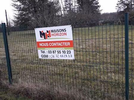 vente terrain 1233 m² à théding (57450)  77 000 €