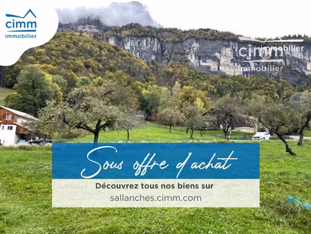 vente terrain à batir 630 m² à sallanches (74700)  195 000 €