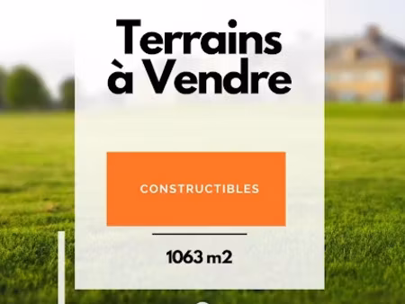 vente terrain 1063 m² à saint-clair-de-la-tour (38110)  126 000 €